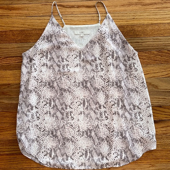 Loft snake print camisole NWOT - Picture 3 of 4